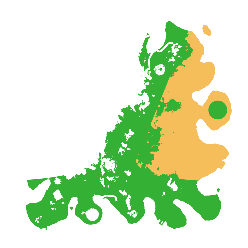 Biome Rust Map: Procedural Map, Size: 3500, Seed: 825452673