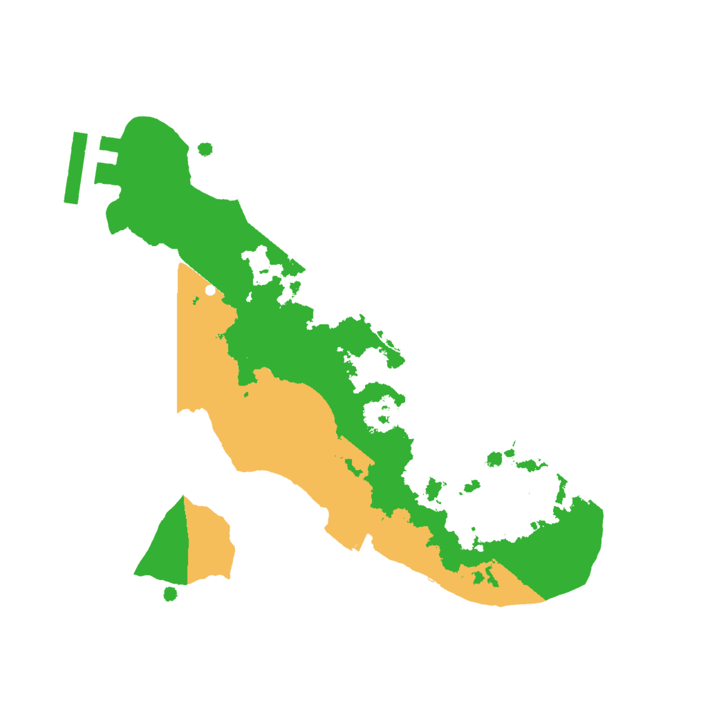 Biome Rust Map: Procedural Map, Size: 2000, Seed: 1448509540
