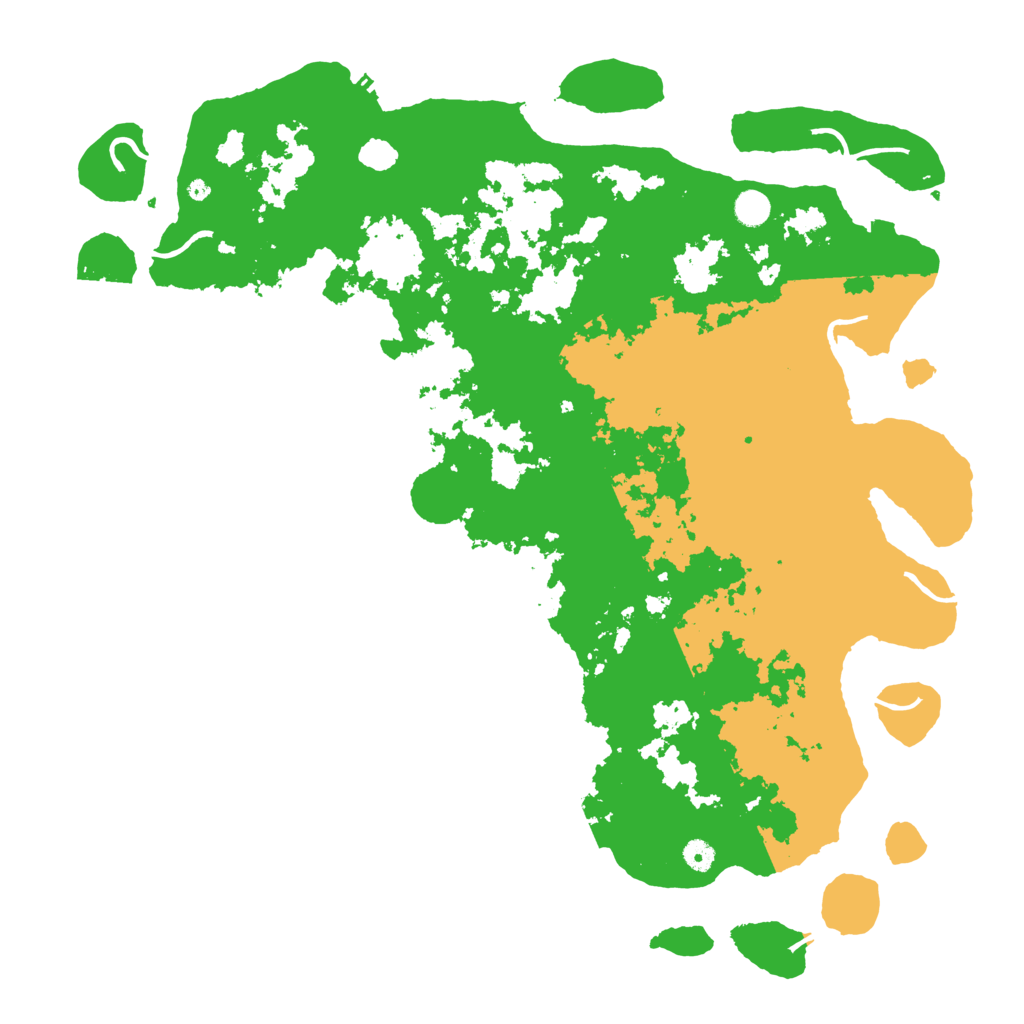 Biome Rust Map: Procedural Map, Size: 5000, Seed: 889544