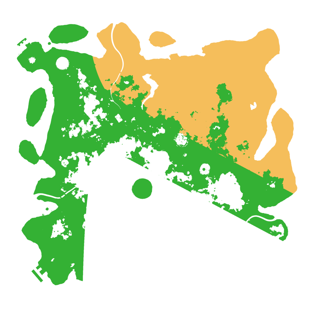 Biome Rust Map: Procedural Map, Size: 4300, Seed: 7243534