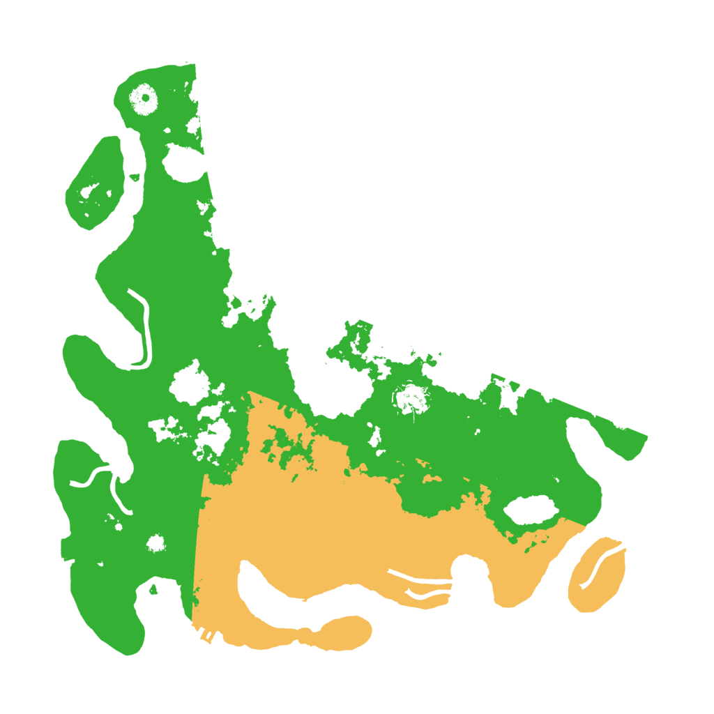 Biome Rust Map: Procedural Map, Size: 3700, Seed: 69