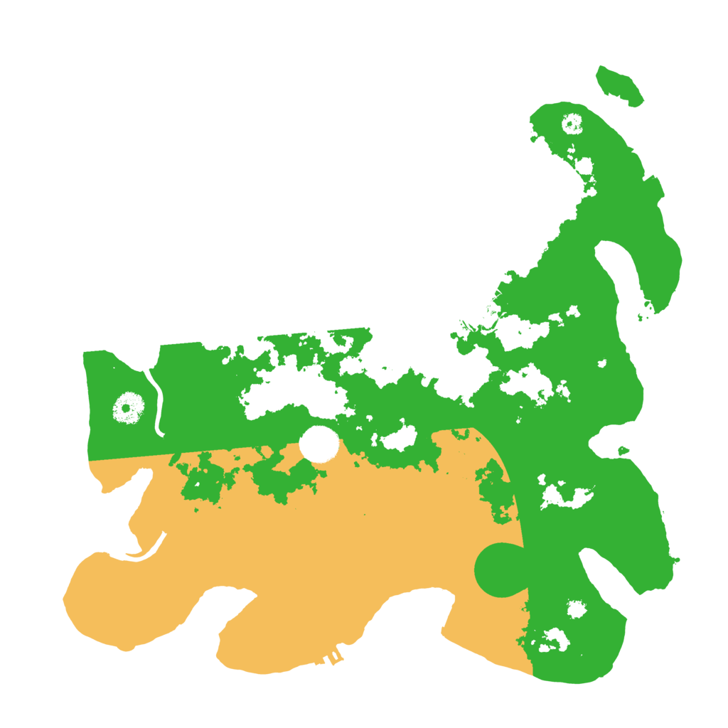 Biome Rust Map: Procedural Map, Size: 3500, Seed: 1753558511