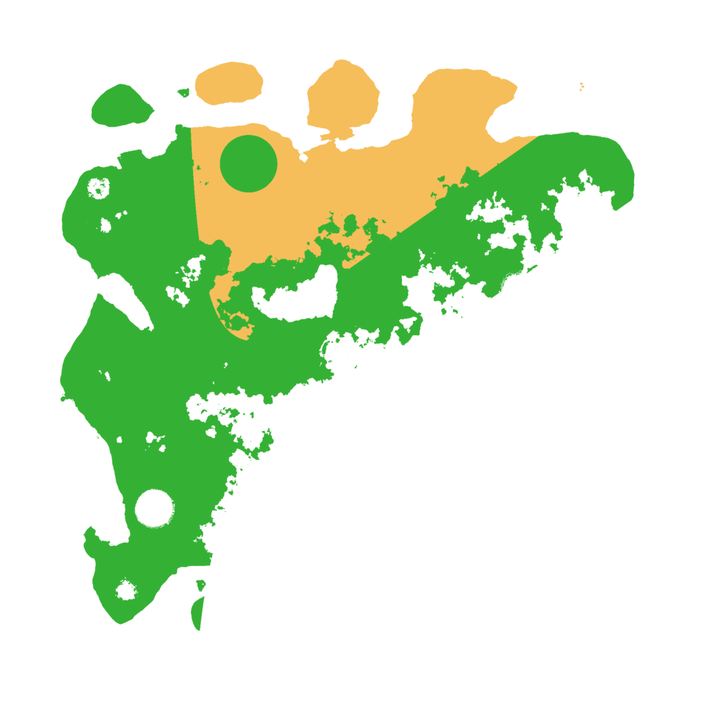 Biome Rust Map: Procedural Map, Size: 3250, Seed: 301874178