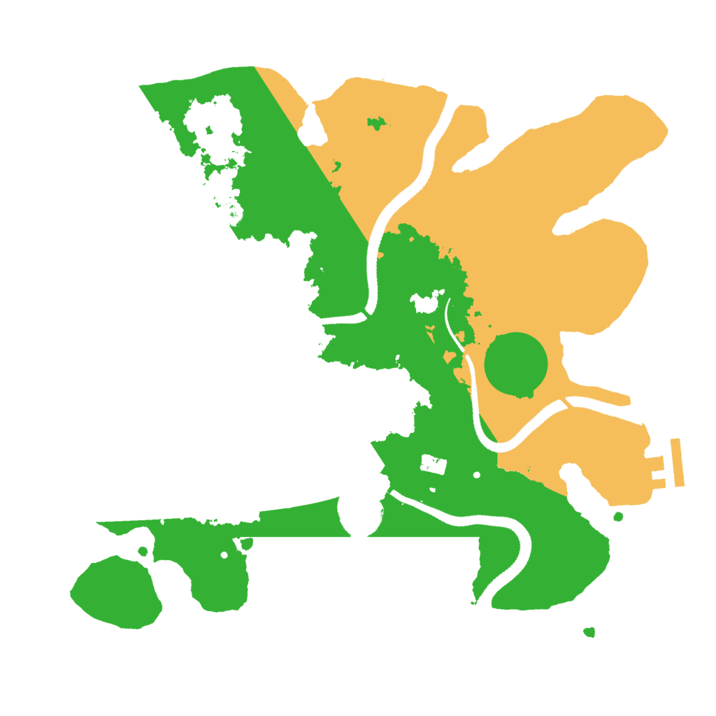 Biome Rust Map: Procedural Map, Size: 3000, Seed: 1432823457
