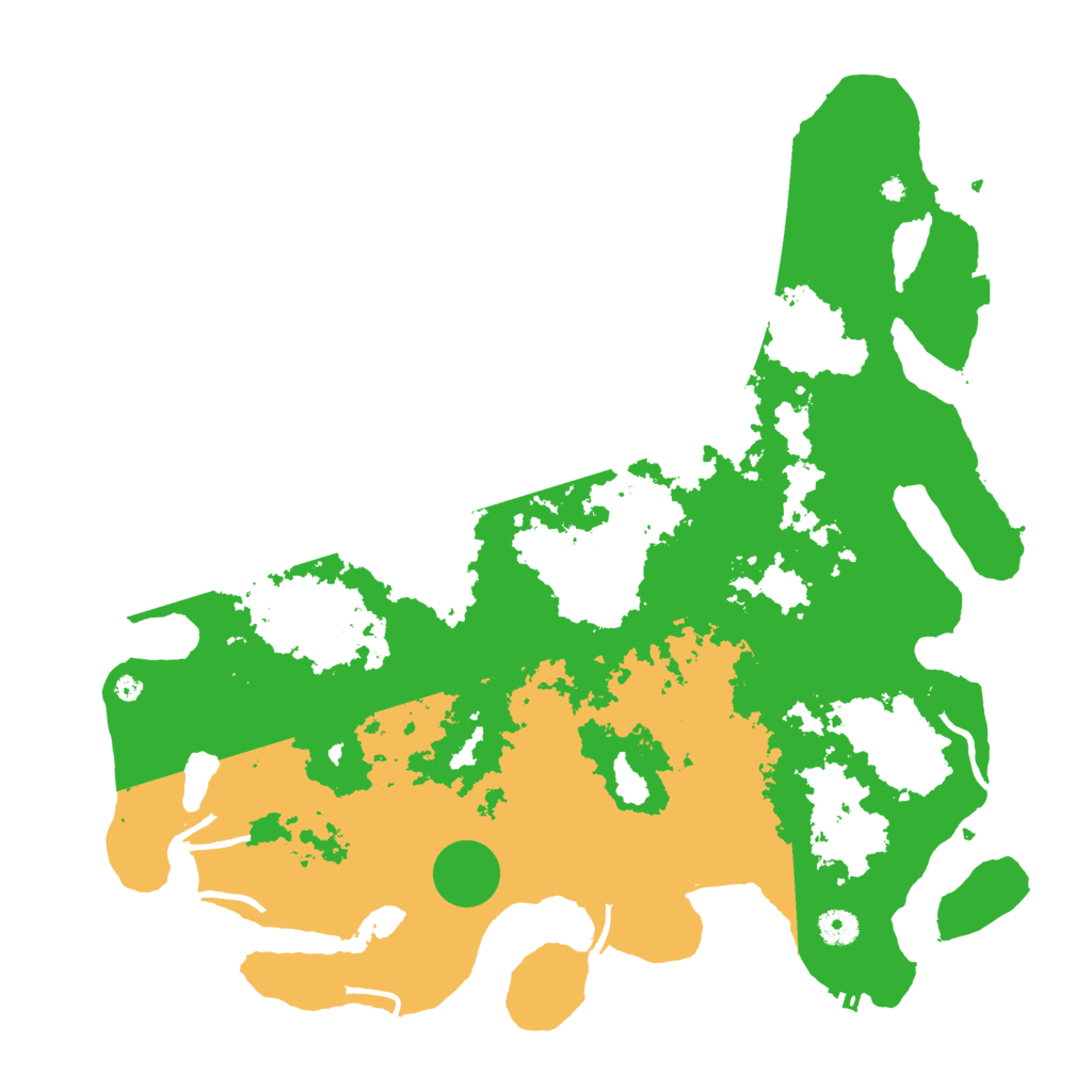 Biome Rust Map: Procedural Map, Size: 4300, Seed: 2277
