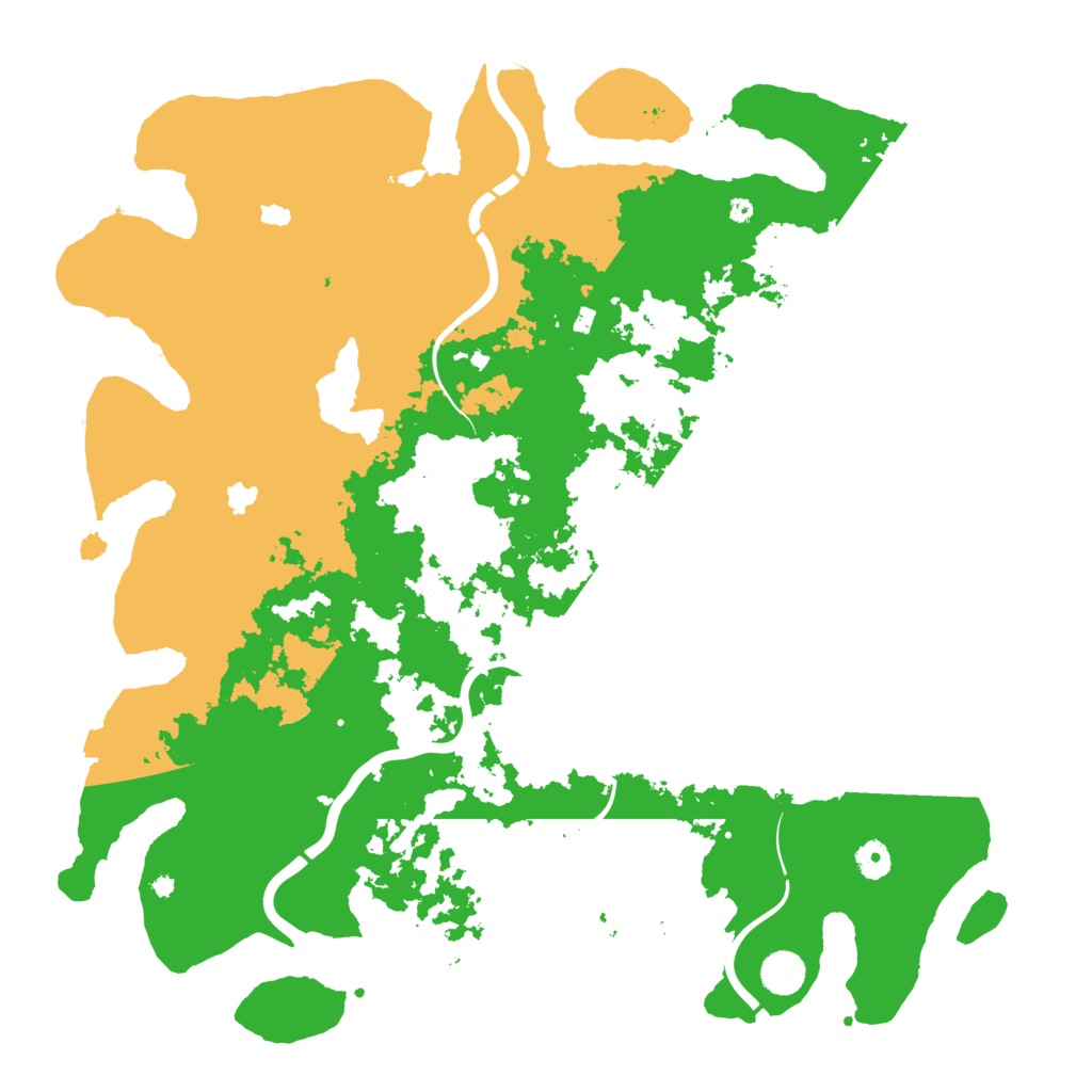 Biome Rust Map: Procedural Map, Size: 4500, Seed: 1732948911