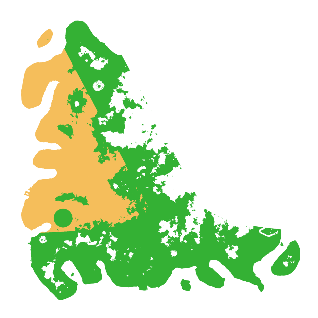 Biome Rust Map: Procedural Map, Size: 4500, Seed: 98299465
