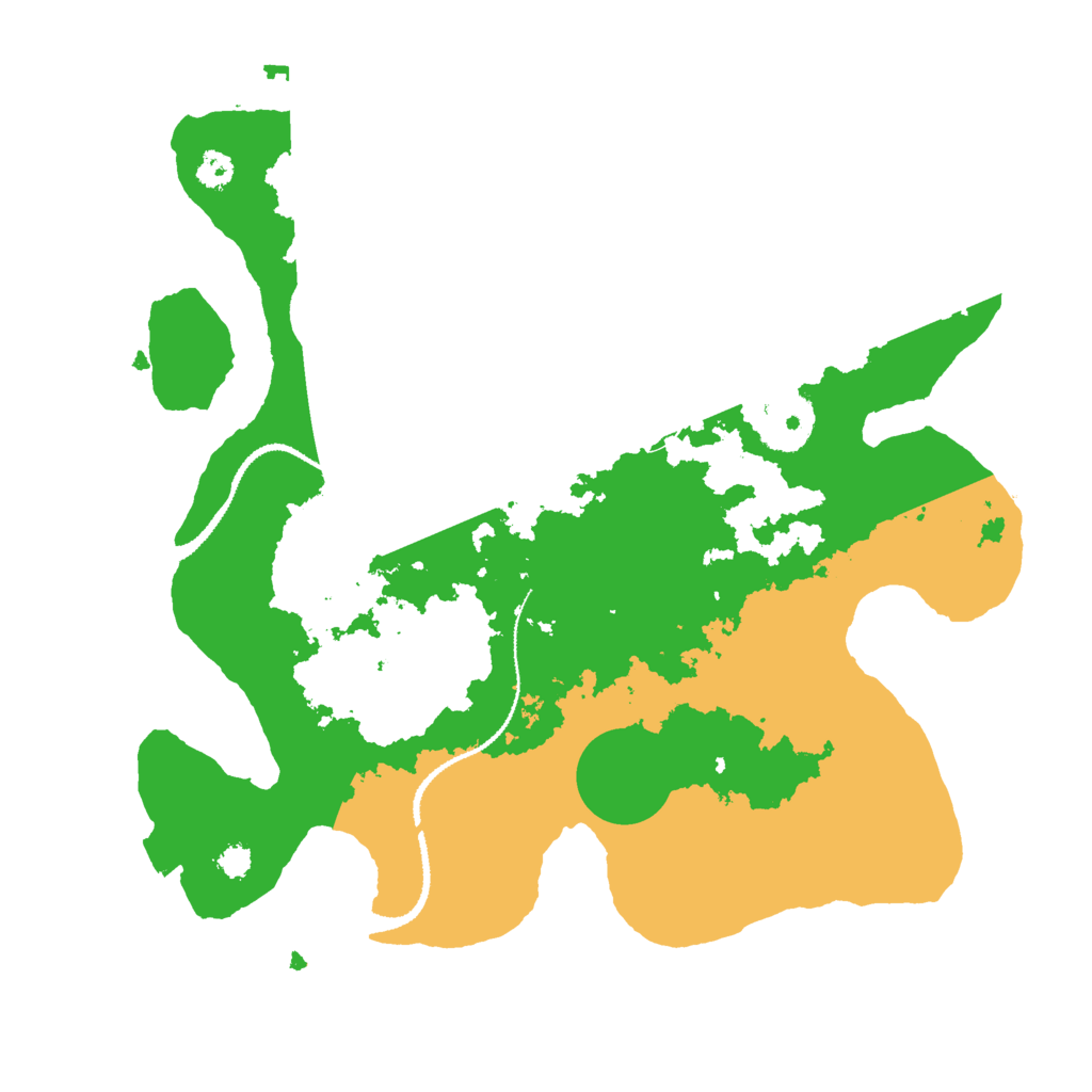 Biome Rust Map: Procedural Map, Size: 3000, Seed: 1258096327