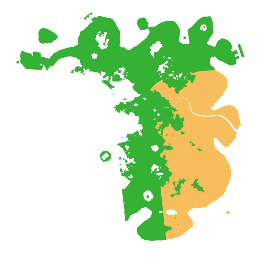 Biome Rust Map: Procedural Map, Size: 3850, Seed: 58391612