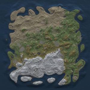 Thumbnail Rust Map: Procedural Map, Size: 4500, Seed: 603323766, 19 Monuments
