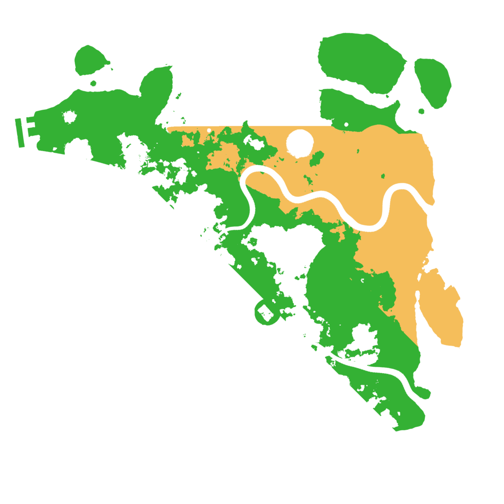 Biome Rust Map: Procedural Map, Size: 3500, Seed: 2045075434