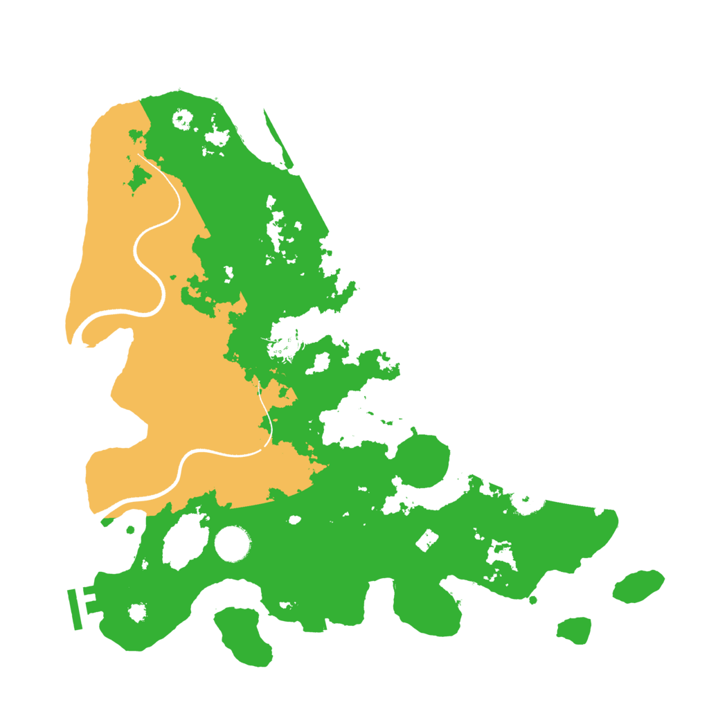 Biome Rust Map: Procedural Map, Size: 3500, Seed: 703