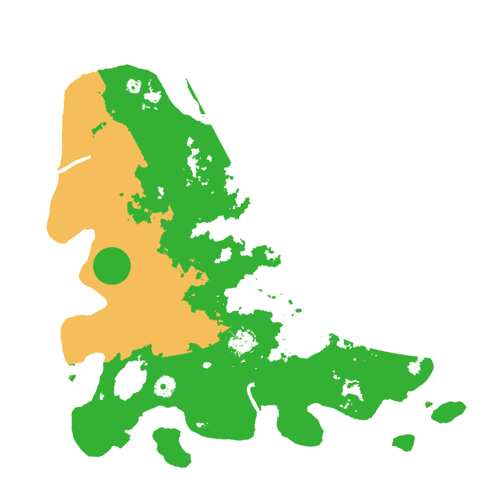 Biome Rust Map: Procedural Map, Size: 3500, Seed: 703