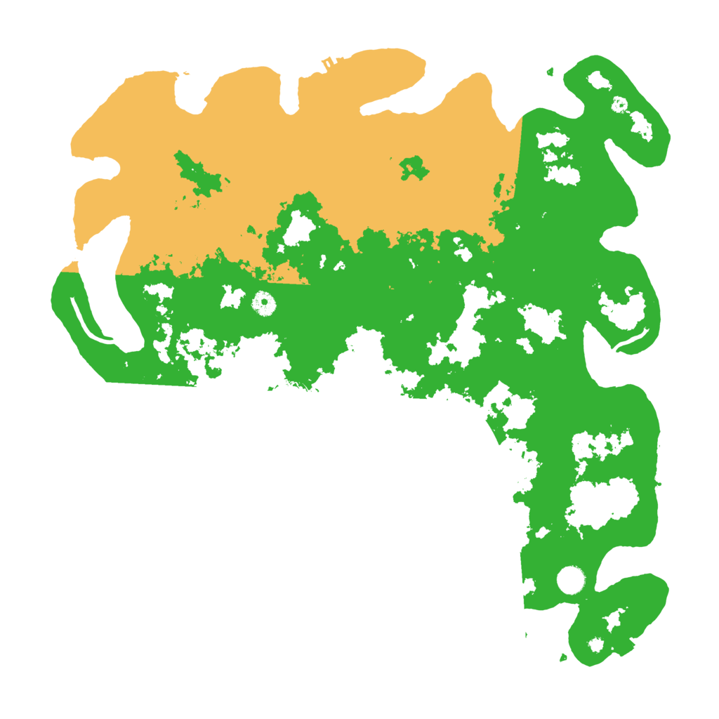 Biome Rust Map: Procedural Map, Size: 4500, Seed: 42023070