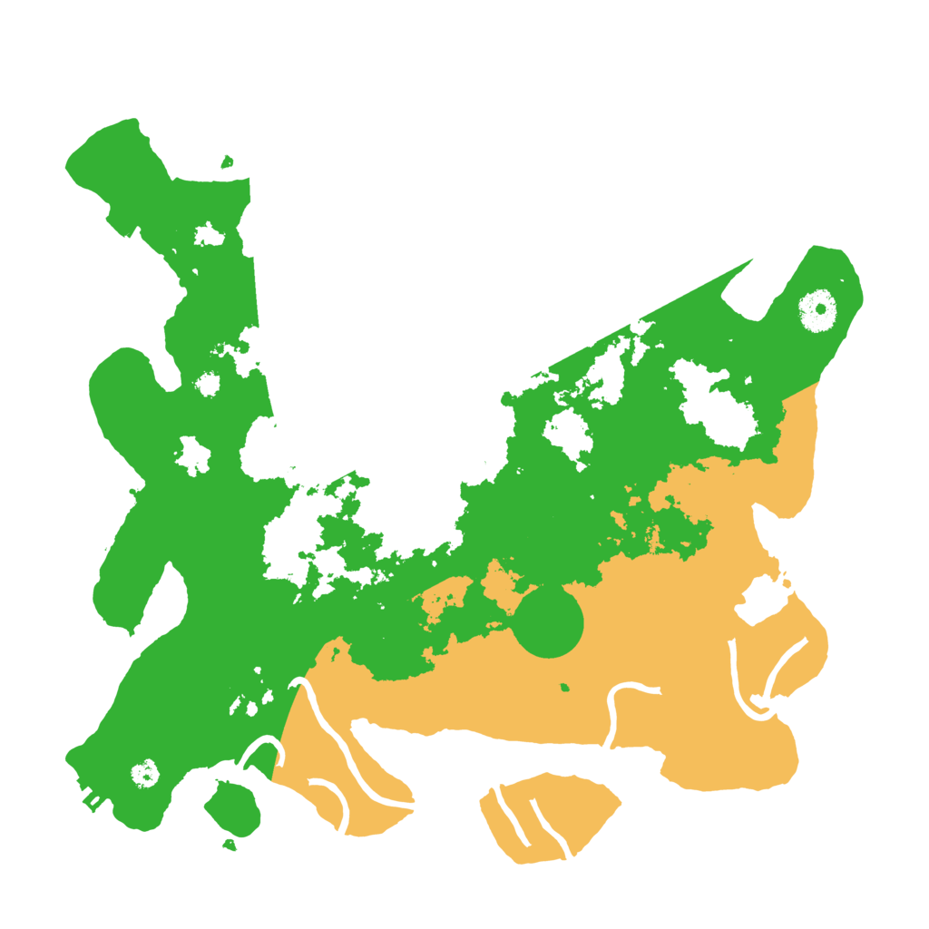 Biome Rust Map: Procedural Map, Size: 3500, Seed: 1693746646
