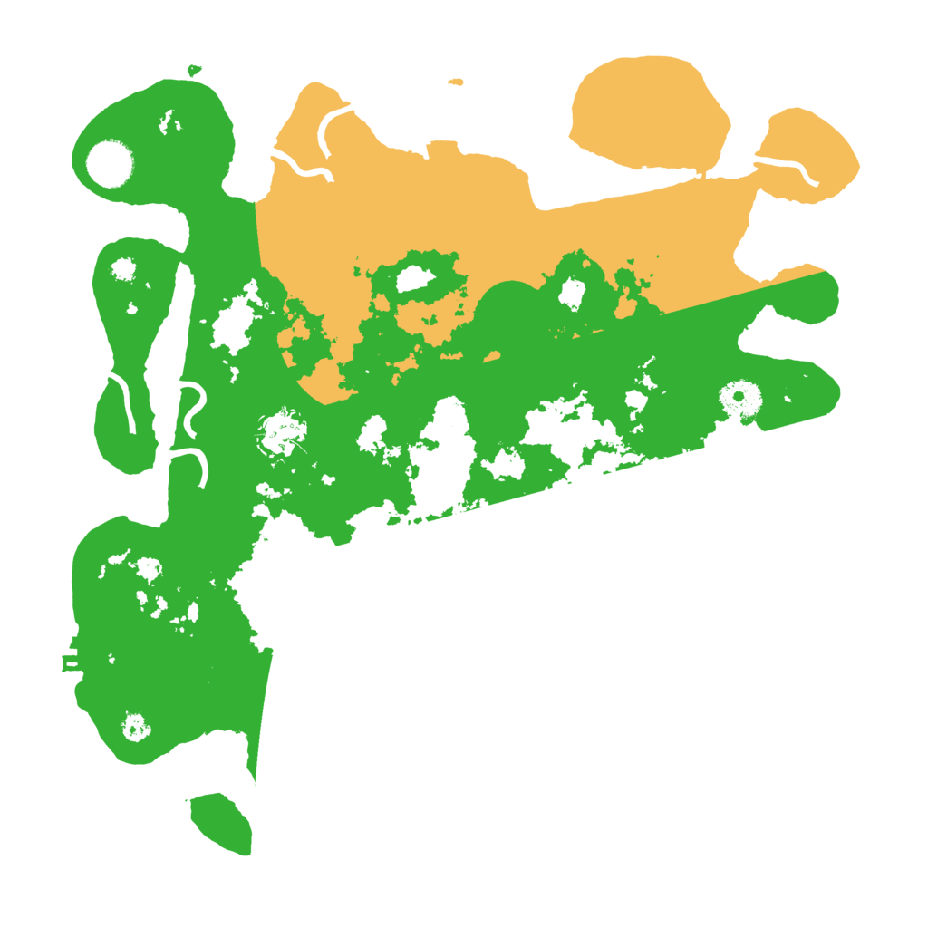 Biome Rust Map: Procedural Map, Size: 3500, Seed: 147960664