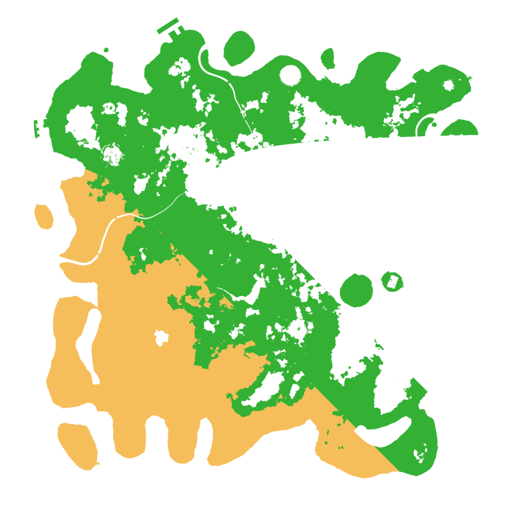 Biome Rust Map: Procedural Map, Size: 4300, Seed: 54781244