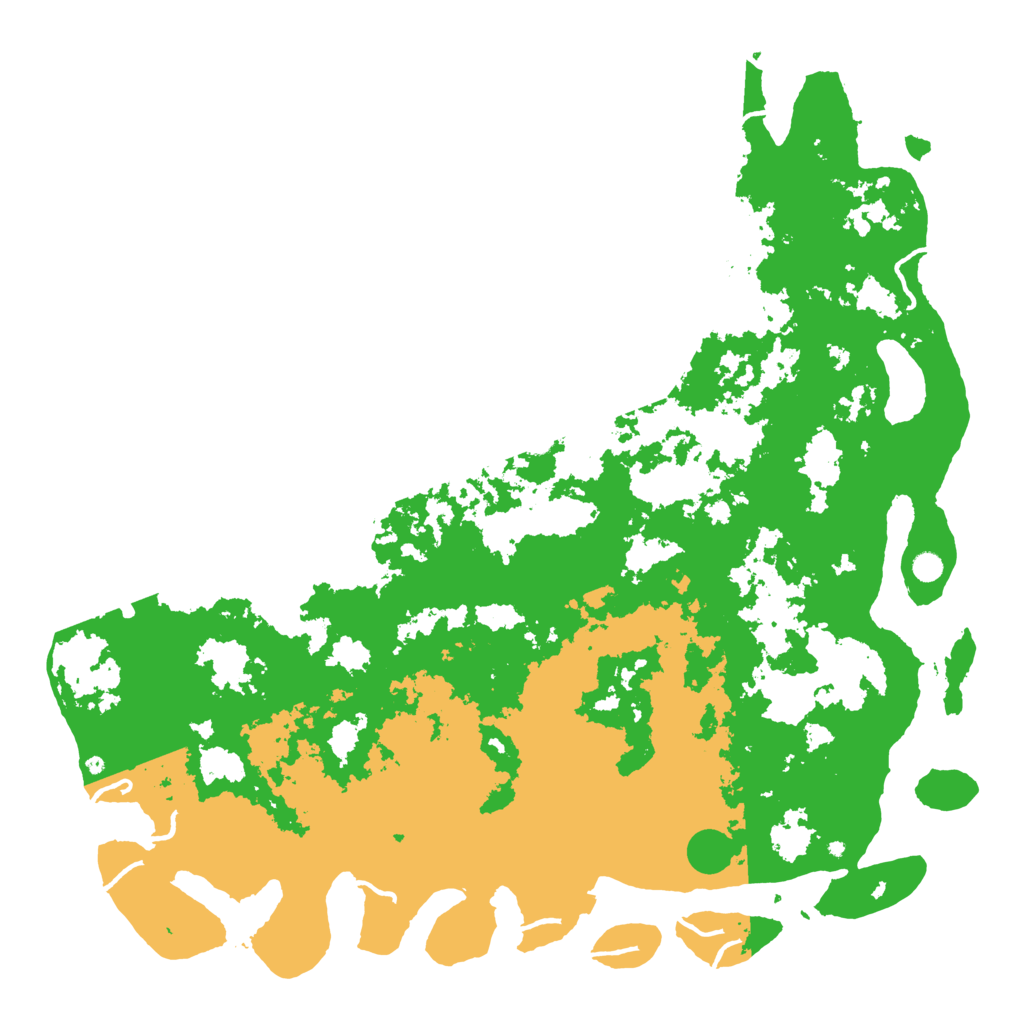 Biome Rust Map: Procedural Map, Size: 6000, Seed: 94193071