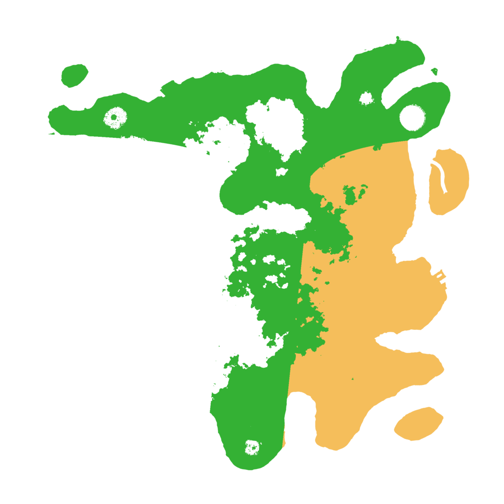 Biome Rust Map: Procedural Map, Size: 3500, Seed: 1070812220