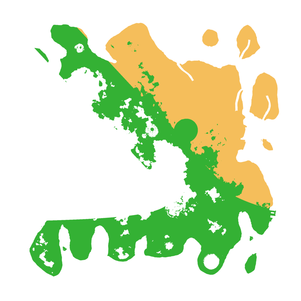 Biome Rust Map: Procedural Map, Size: 3500, Seed: 1802273320