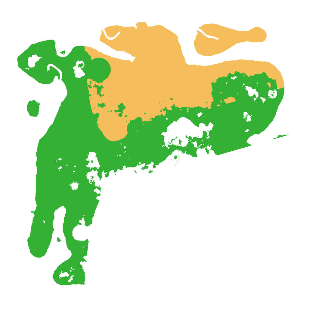 Biome Rust Map: Procedural Map, Size: 3500, Seed: 632784