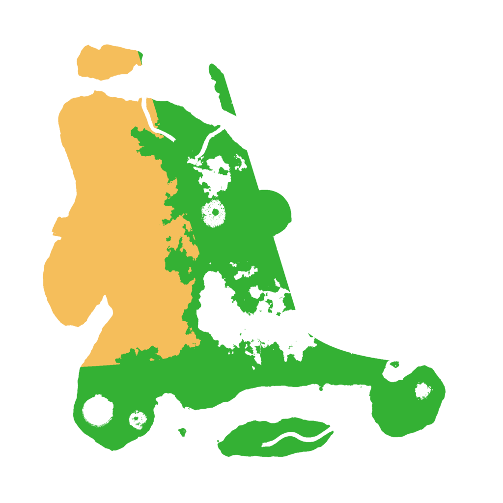 Biome Rust Map: Procedural Map, Size: 3000, Seed: 9732