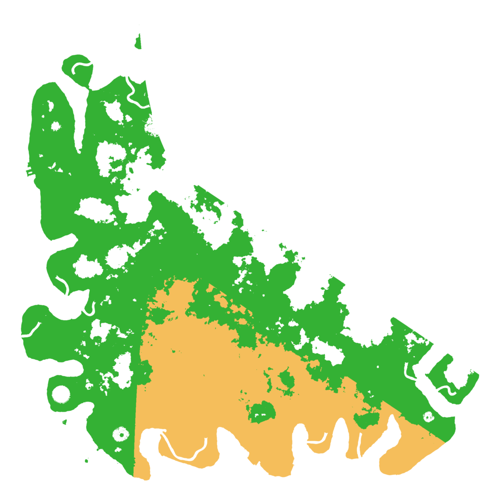 Biome Rust Map: Procedural Map, Size: 5000, Seed: 79245