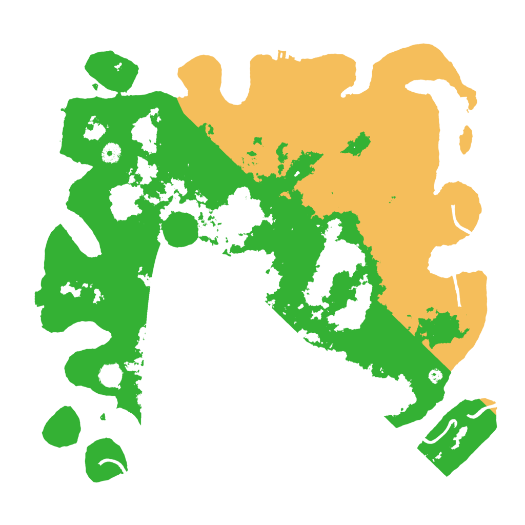 Biome Rust Map: Procedural Map, Size: 4000, Seed: 1764167464