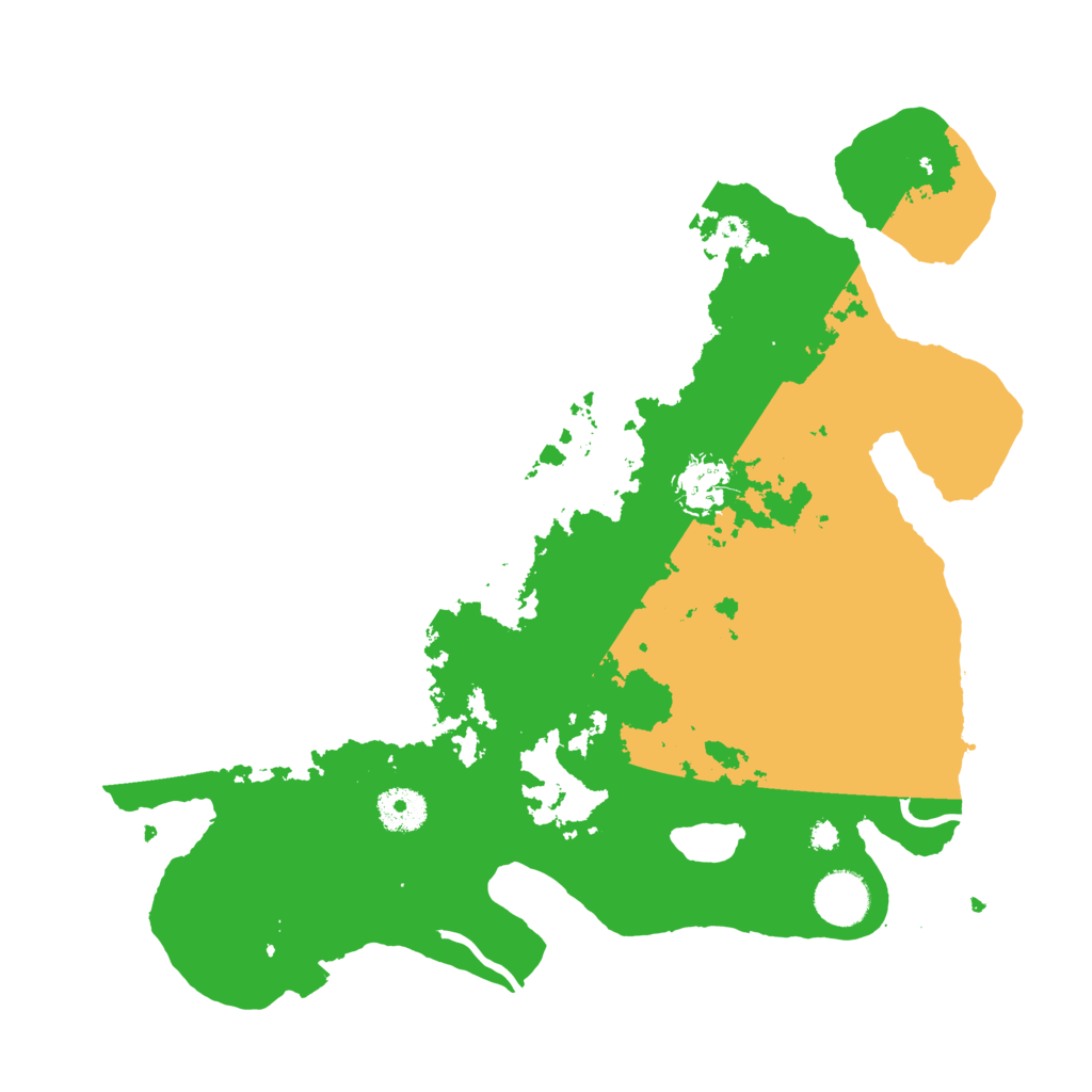 Biome Rust Map: Procedural Map, Size: 3500, Seed: 2024030700