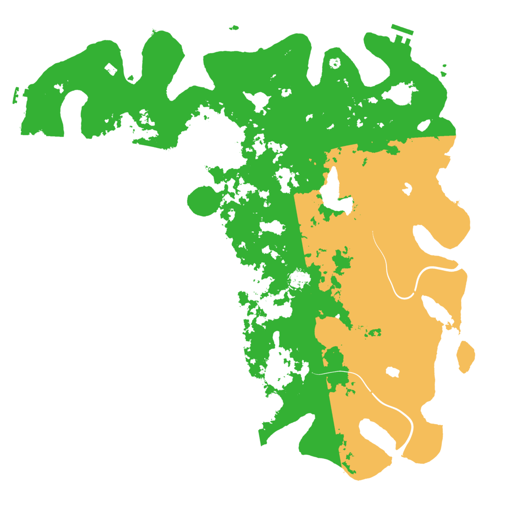 Biome Rust Map: Procedural Map, Size: 4500, Seed: 20240307