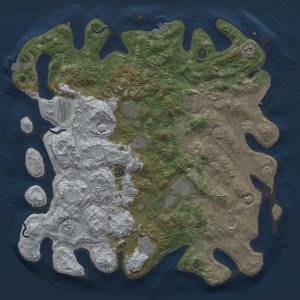 Thumbnail Rust Map: Procedural Map, Size: 4500, Seed: 20240307, 19 Monuments