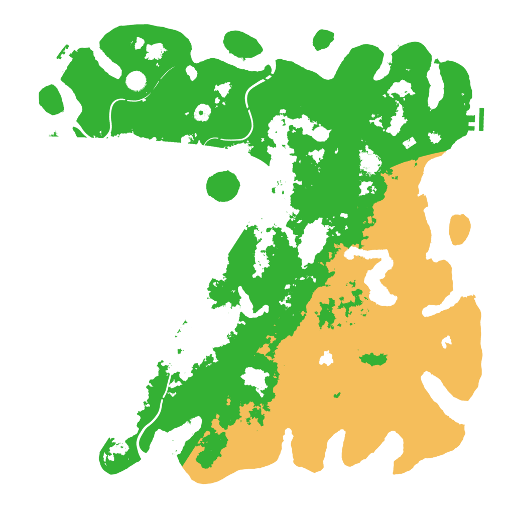 Biome Rust Map: Procedural Map, Size: 4500, Seed: 1110814643