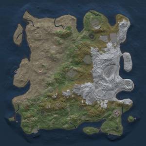 Thumbnail Rust Map: Procedural Map, Size: 4000, Seed: 792339755, 18 Monuments