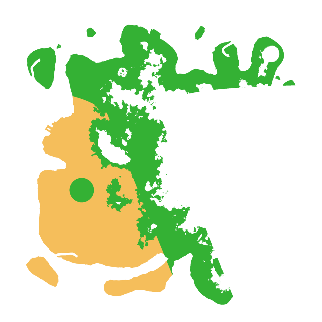 Biome Rust Map: Procedural Map, Size: 3500, Seed: 249477438