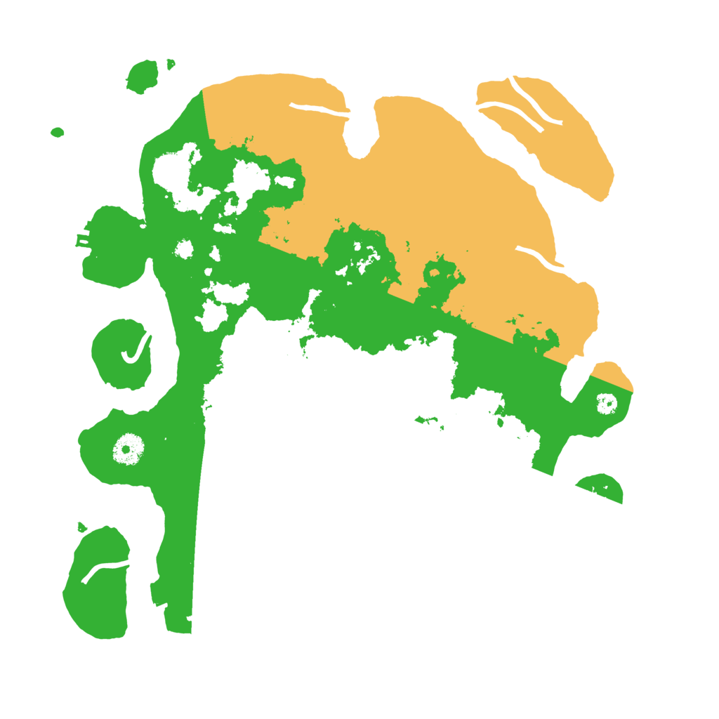 Biome Rust Map: Procedural Map, Size: 3500, Seed: 68698855