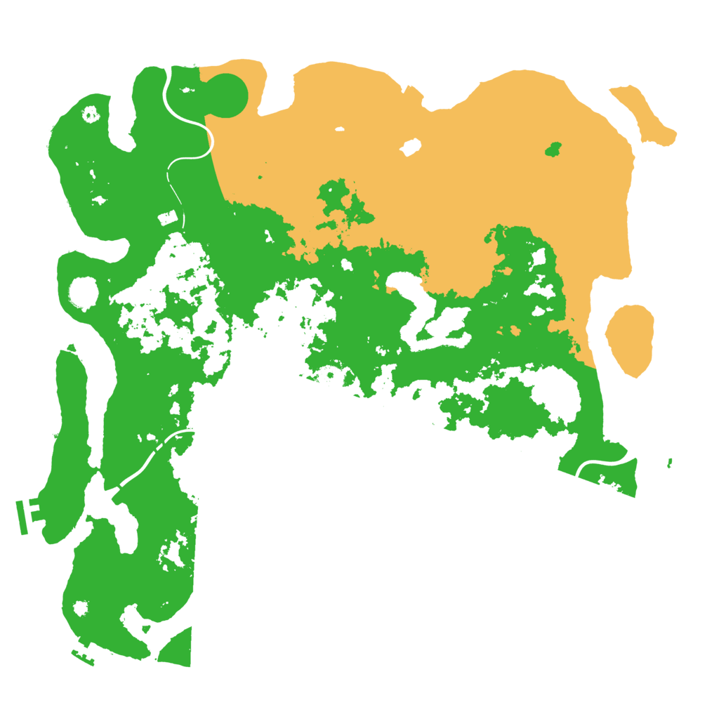 Biome Rust Map: Procedural Map, Size: 4250, Seed: 643703310