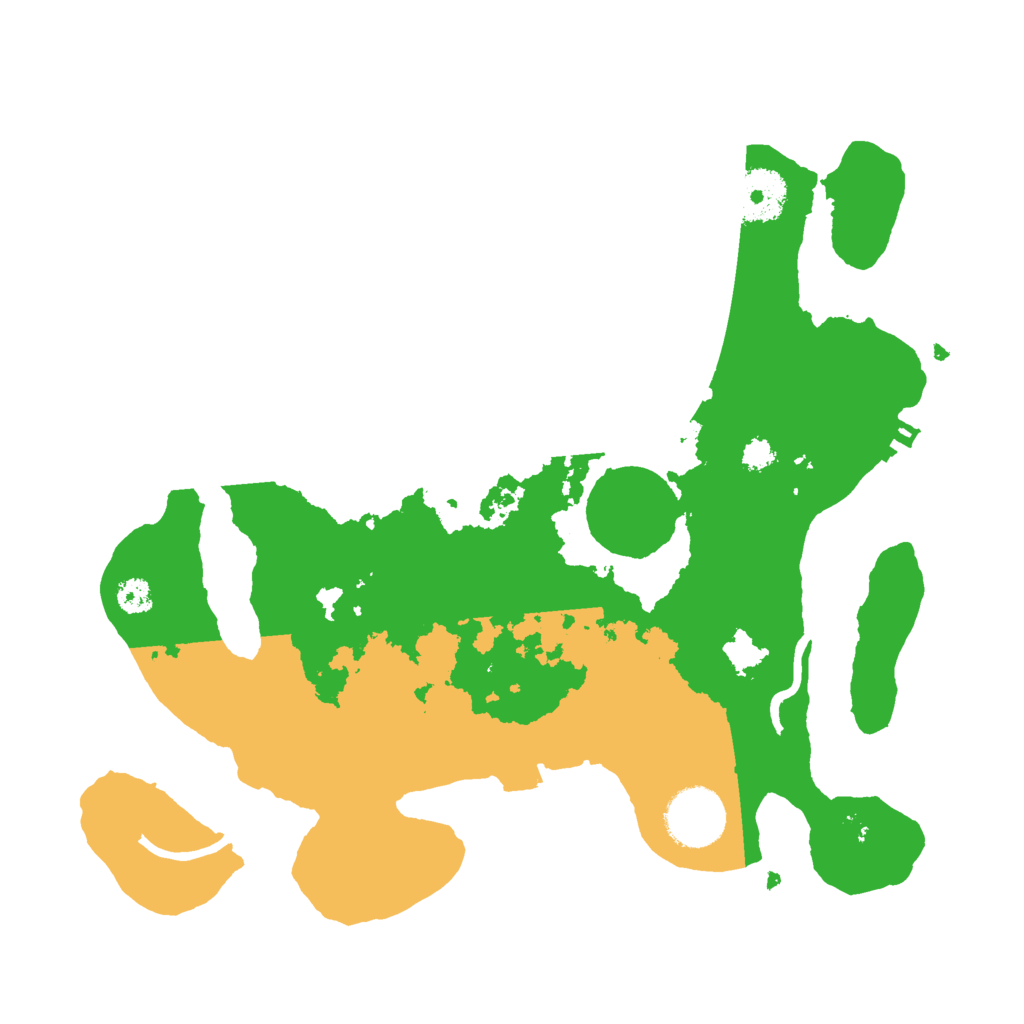 Biome Rust Map: Procedural Map, Size: 3000, Seed: 24199