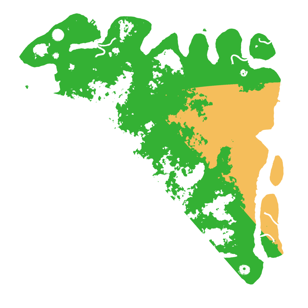 Biome Rust Map: Procedural Map, Size: 4500, Seed: 937976748