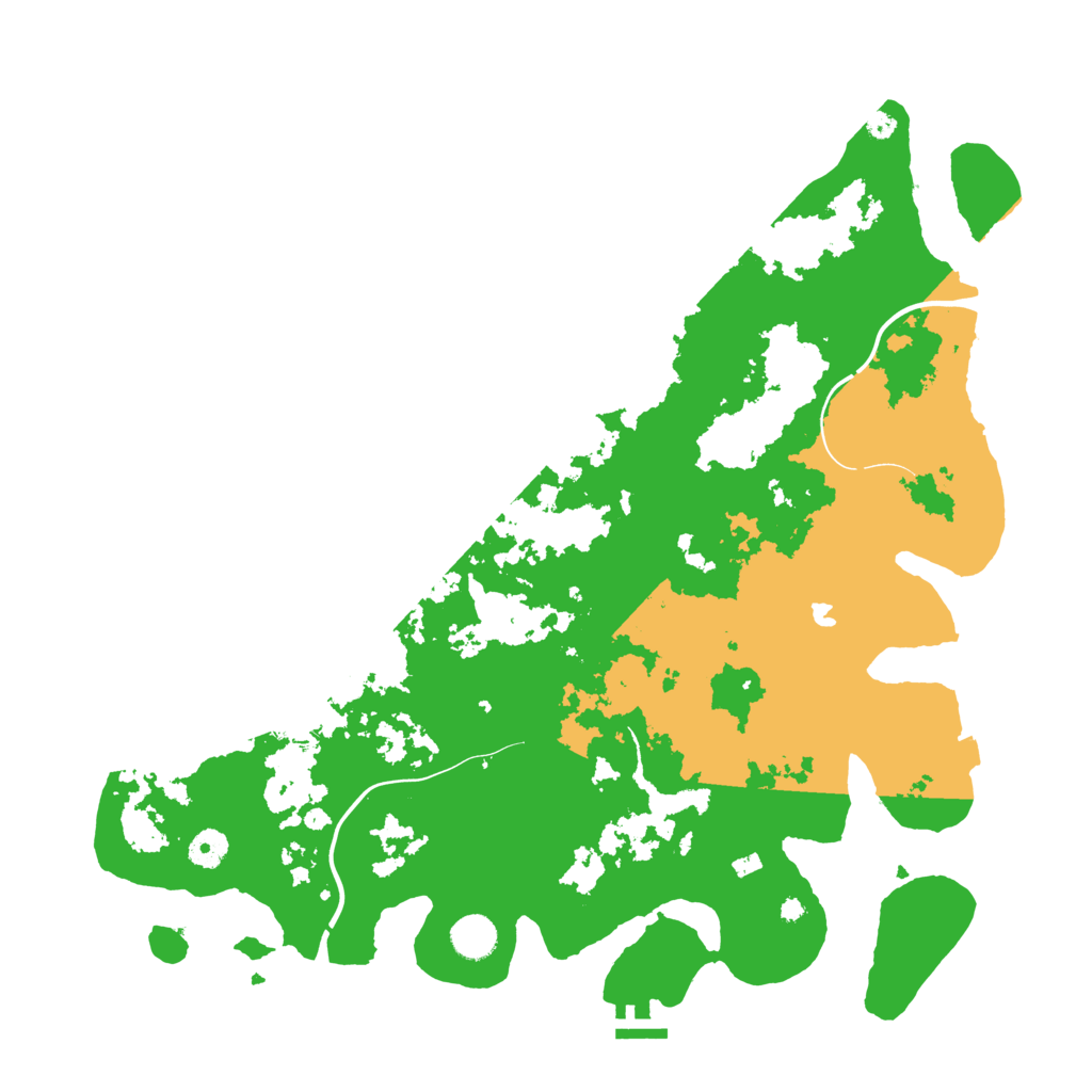 Biome Rust Map: Procedural Map, Size: 4250, Seed: 4565343