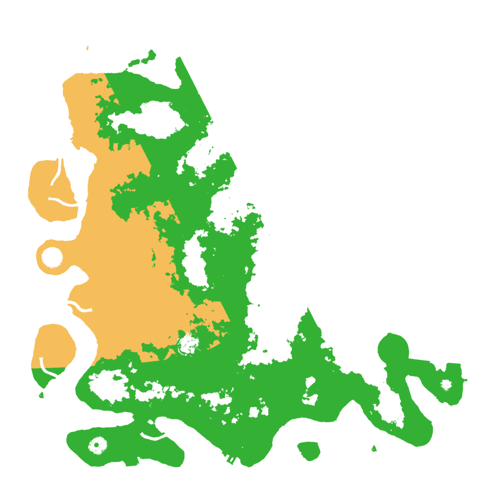 Biome Rust Map: Procedural Map, Size: 4300, Seed: 70320243