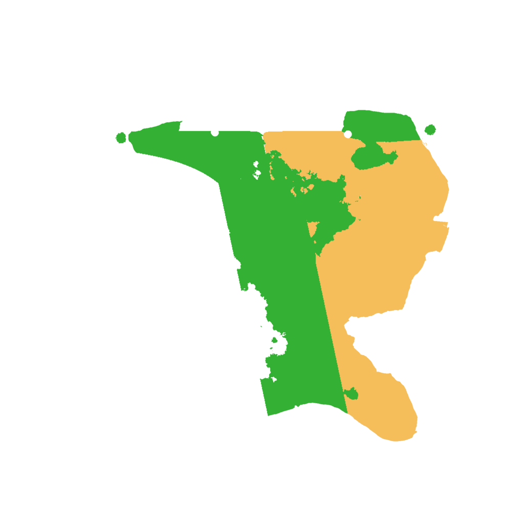 Biome Rust Map: Procedural Map, Size: 2000, Seed: 671917567