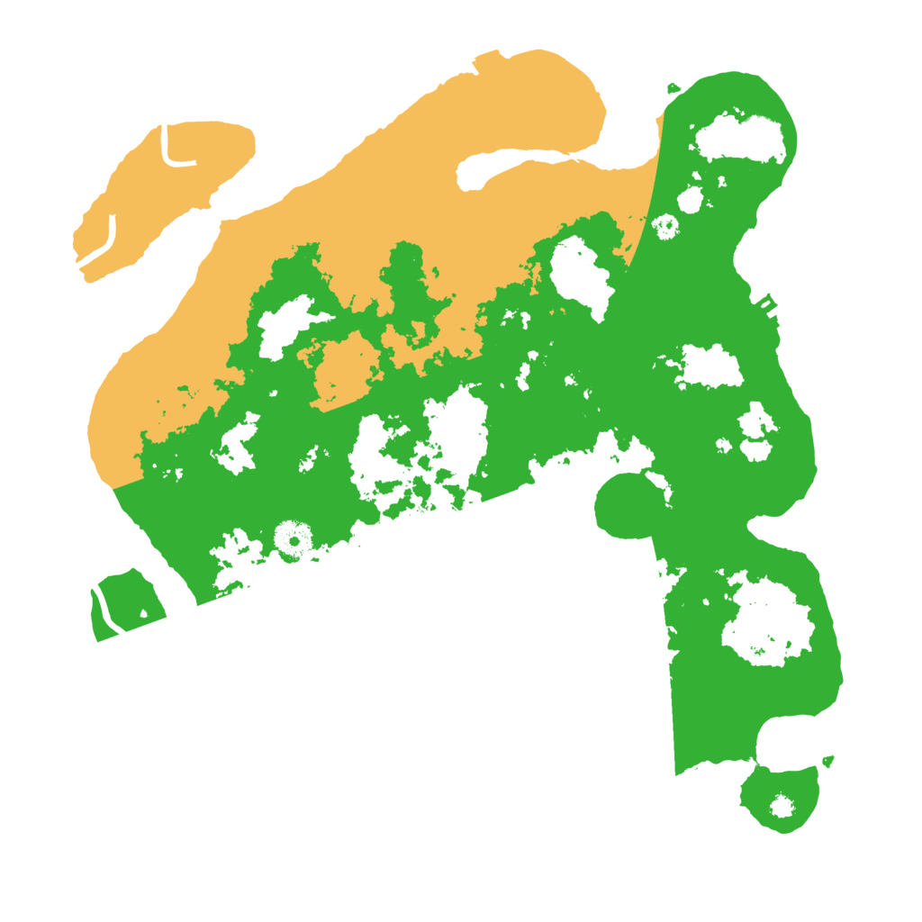 Biome Rust Map: Procedural Map, Size: 3700, Seed: 461930