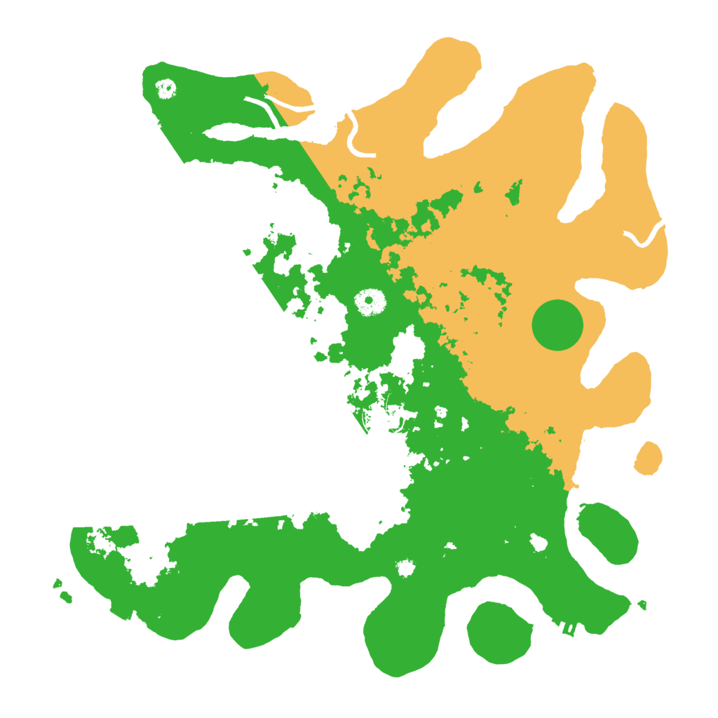 Biome Rust Map: Procedural Map, Size: 3700, Seed: 732248