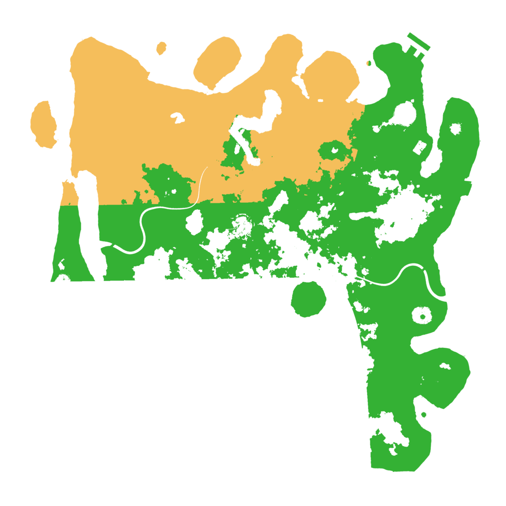 Biome Rust Map: Procedural Map, Size: 4000, Seed: 690477486