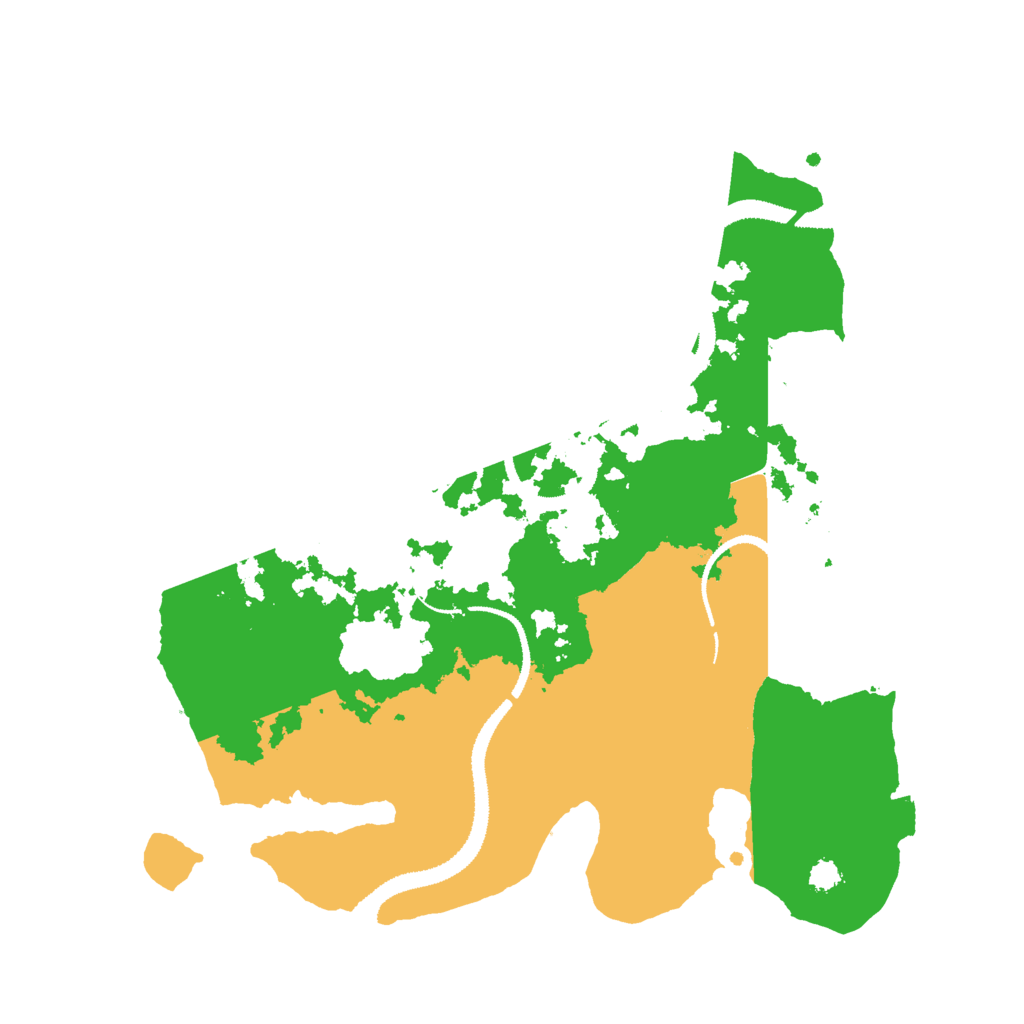 Biome Rust Map: Procedural Map, Size: 3000, Seed: 11941