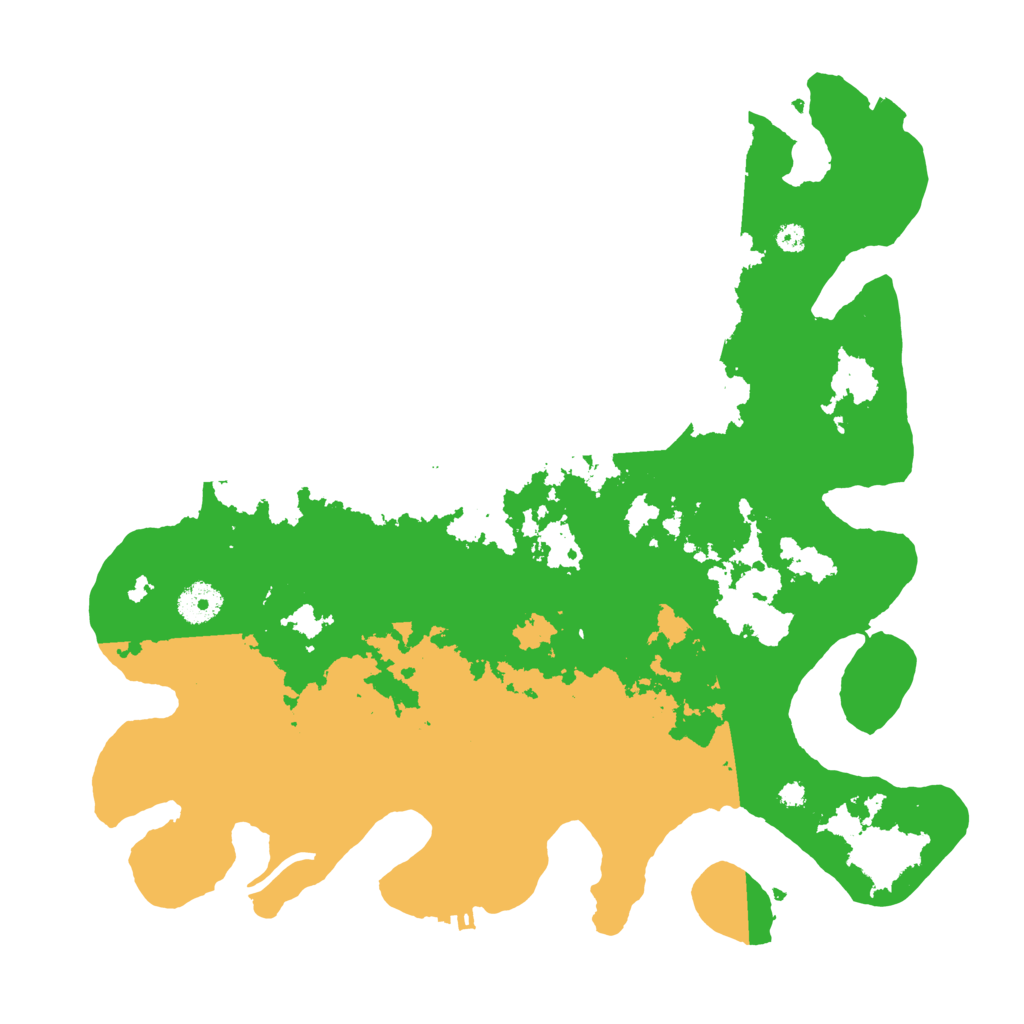 Biome Rust Map: Procedural Map, Size: 3700, Seed: 356335
