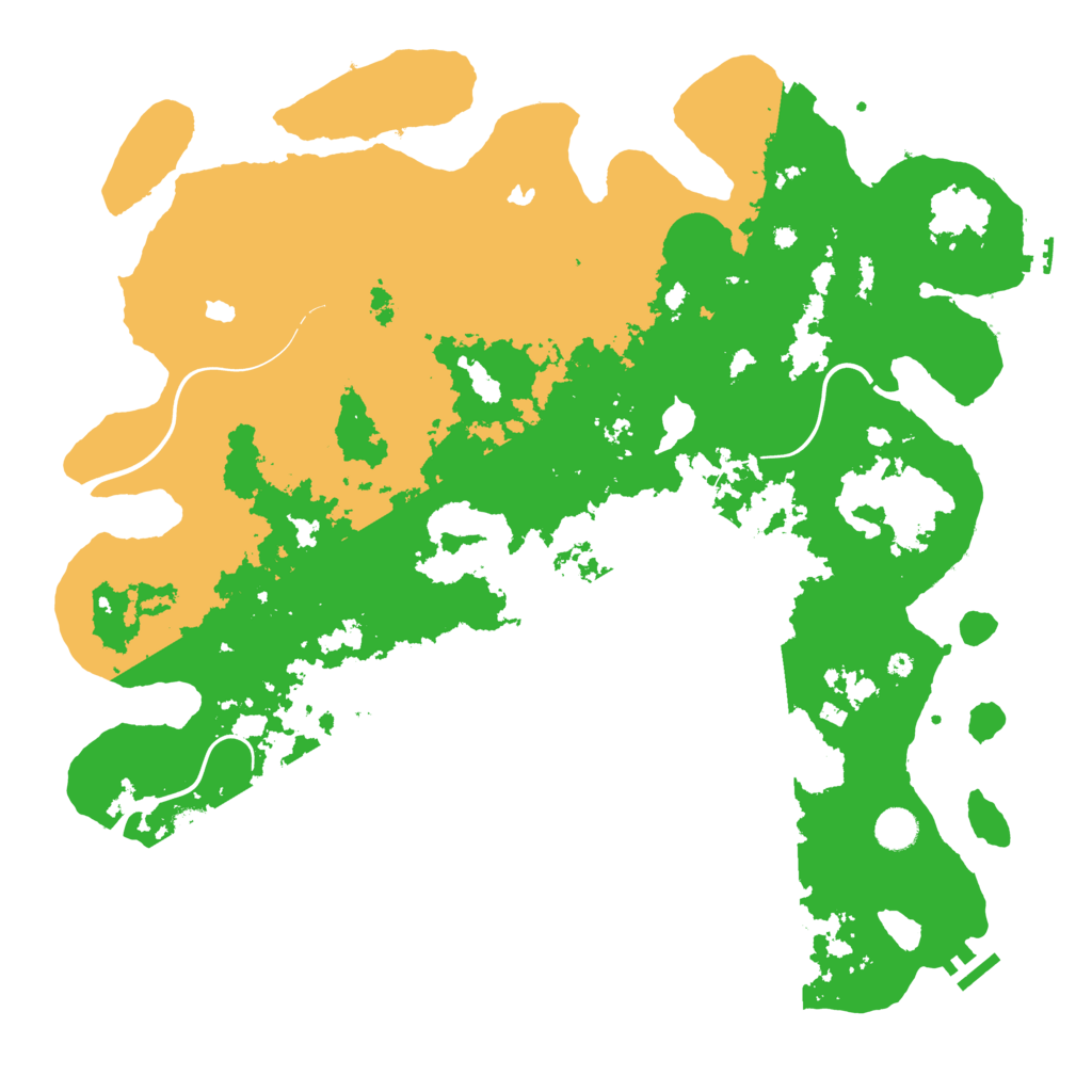 Biome Rust Map: Procedural Map, Size: 4500, Seed: 1031213568
