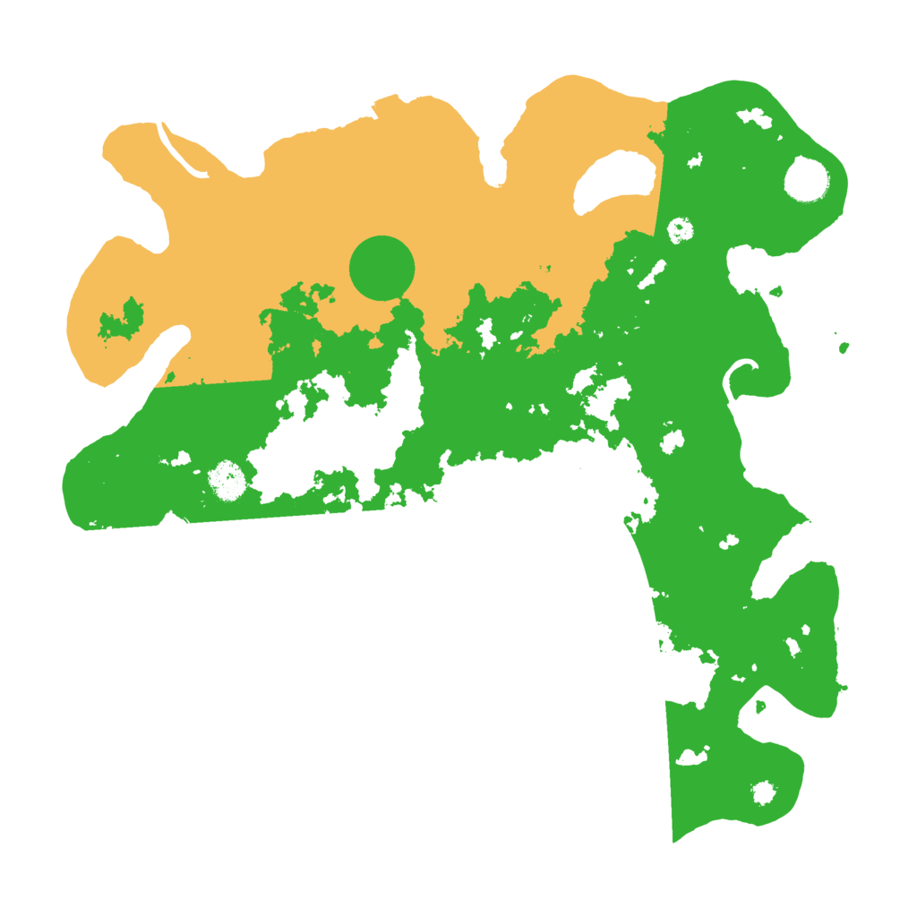 Biome Rust Map: Procedural Map, Size: 3700, Seed: 747193