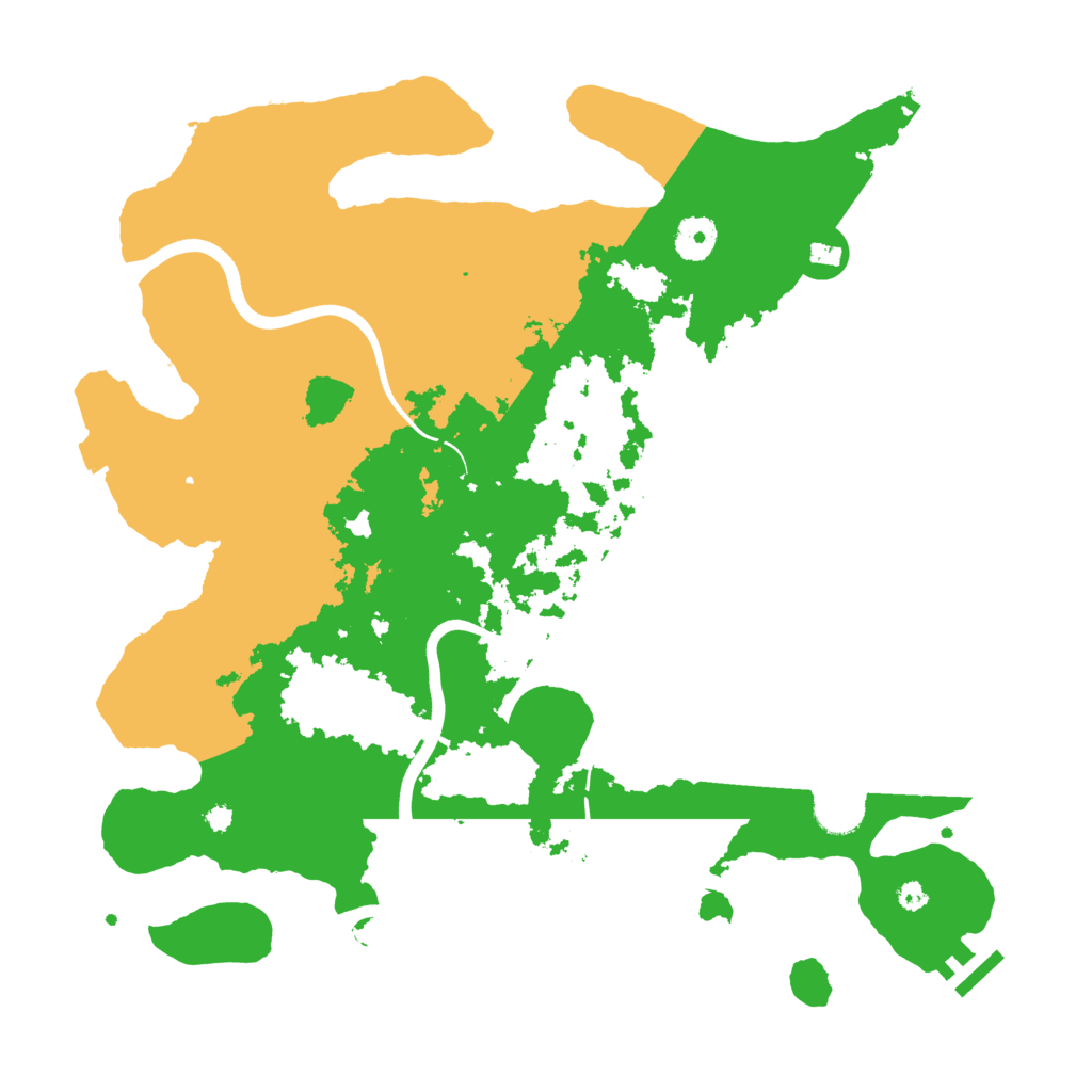 Biome Rust Map: Procedural Map, Size: 3800, Seed: 758064598