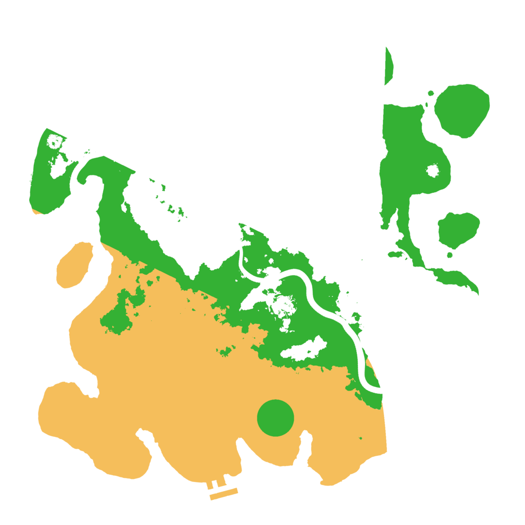 Biome Rust Map: Procedural Map, Size: 3750, Seed: 1496896459